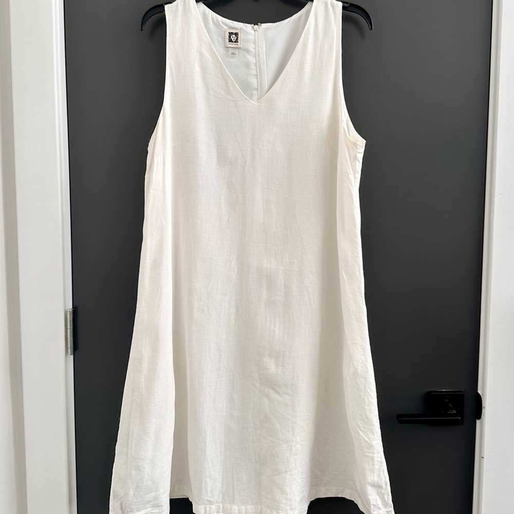 Anne Klein linen dress size Large